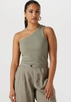 olijf selected femme top slfanna one shoulder top