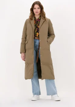 olijf stand studio gewatteerde jas gryer coat