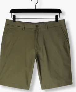 olijf tommy hilfiger korte broek harlem short 1985