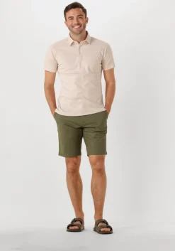 olijf tommy hilfiger korte broek harlem short 1985