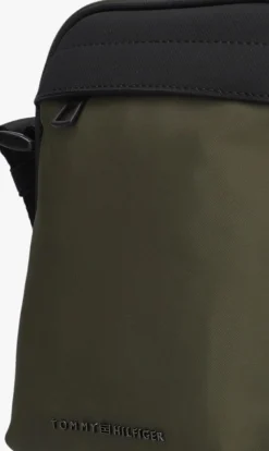 olijf tommy hilfiger schoudertas th repreve mini reporter
