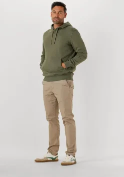 olijf tommy hilfiger sweater essential terry hoody