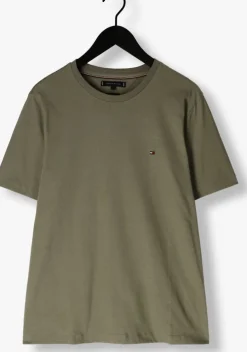 olijf tommy hilfiger t-shirt ess seasonal reg fit solid tee