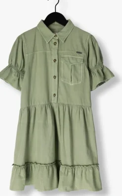 olijf vingino mini jurk perlou