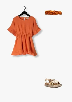oranje ammehoela mini jurk doortje