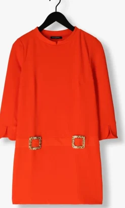 oranje ana alcazar mini jurk a dress leo clasp