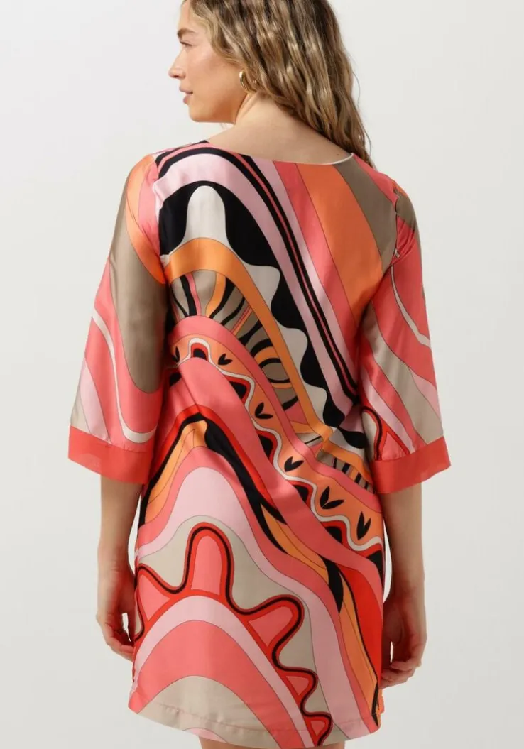 oranje ana alcazar mini jurk tunic dress