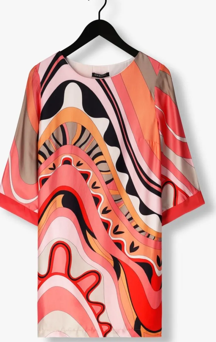 oranje ana alcazar mini jurk tunic dress