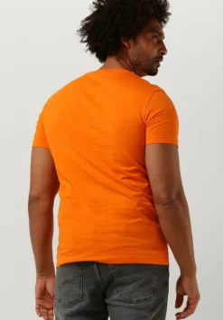 oranje calvin klein t-shirt micro monolgo tee