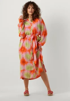 oranje circle of trust midi jurk zola dress