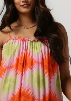 oranje circle of trust midi jurk jessy dress