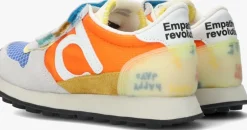oranje duuo lage sneakers calma kid boys