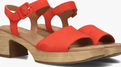 oranje gabor sandalen met hak 721.1.0