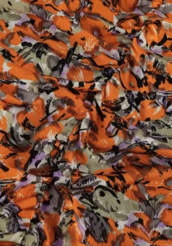 oranje gestuz mini jurk odagz short dress