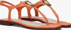 oranje guess sandalen miry