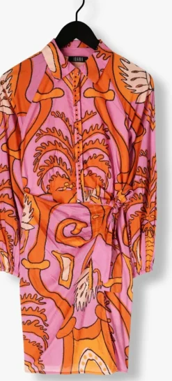 oranje ibana mini jurk dalishi