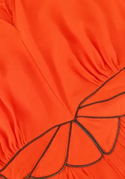 oranje louizon maxi jurk fayence