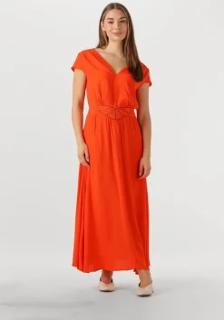 oranje louizon maxi jurk fayence