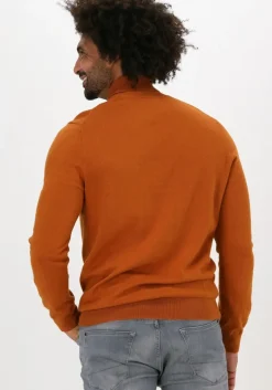 oranje lyle & scott coltrui roll neck jumper