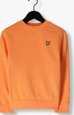oranje lyle & scott sweater crew neck sweatshirt boys