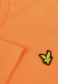 oranje lyle & scott t-shirt plain t-shirt