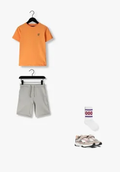 oranje lyle & scott t-shirt plain t-shirt