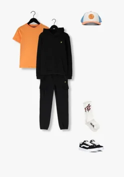 oranje lyle & scott t-shirt plain t-shirt