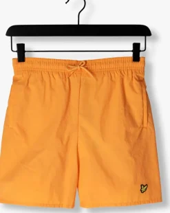 oranje lyle & scott zwembroeken plain swim short
