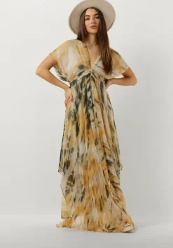 oranje mes demoiselles maxi jurk ines