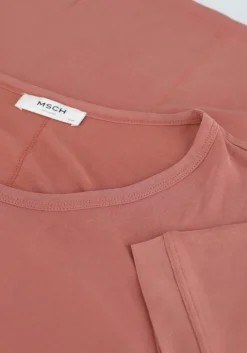 oranje msch copenhagen t-shirt fenya modal tee