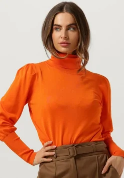 oranje notre-v coltrui basic knit blouse