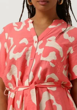 oranje object mini jurk objjacira s/s shirt dress noos