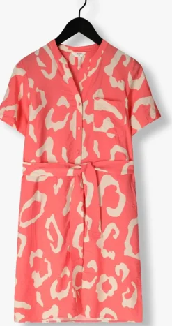 oranje object mini jurk objjacira s/s shirt dress noos