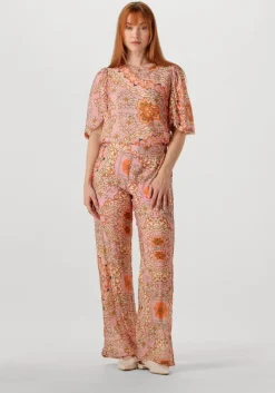 oranje object wijde broek objholly hw pant 138