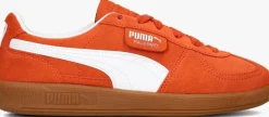 oranje puma lage sneakers palermo jr