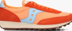 oranje saucony lage sneakers trainer 80