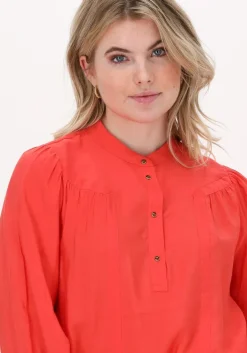 oranje scotch & soda blouses gathered yoke ecovero blend to