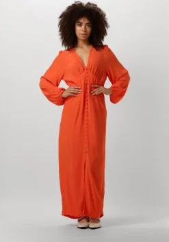 oranje second female maxi jurk emuanuelle slim dress