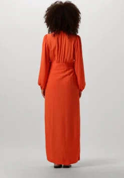 oranje second female maxi jurk emuanuelle slim dress