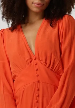 oranje second female maxi jurk emuanuelle slim dress