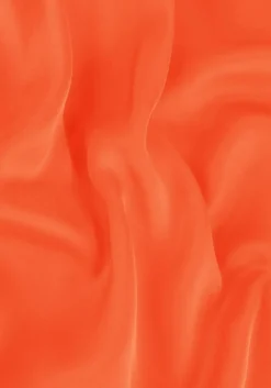 oranje selected femme mini jurk slffranziska 3/4 short satin wrap dress