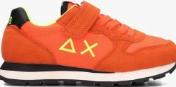 oranje sun68 lage sneakers boys tom solid
