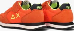 oranje sun68 lage sneakers boys tom solid