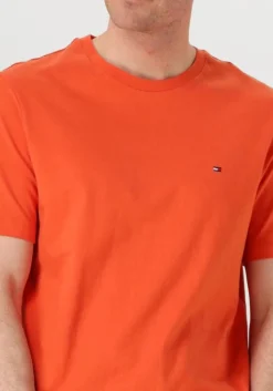 oranje tommy hilfiger t-shirt ess seasonal reg fit solid tee