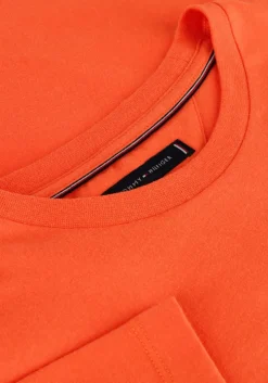 oranje tommy hilfiger t-shirt ess seasonal reg fit solid tee