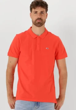 oranje tommy jeans polo tjm slim placket polo ext