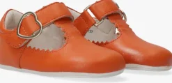 oranje ton & ton platte sandalen charlotta
