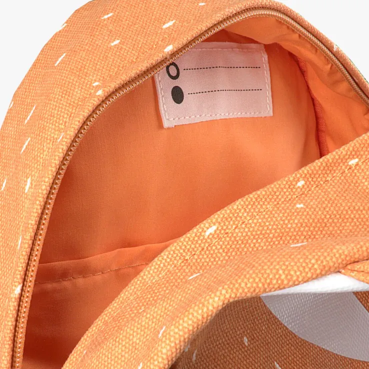 oranje trixie rugtas rugzakje