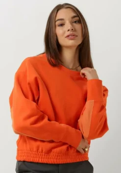 oranje vanilia trui flat utility sweater