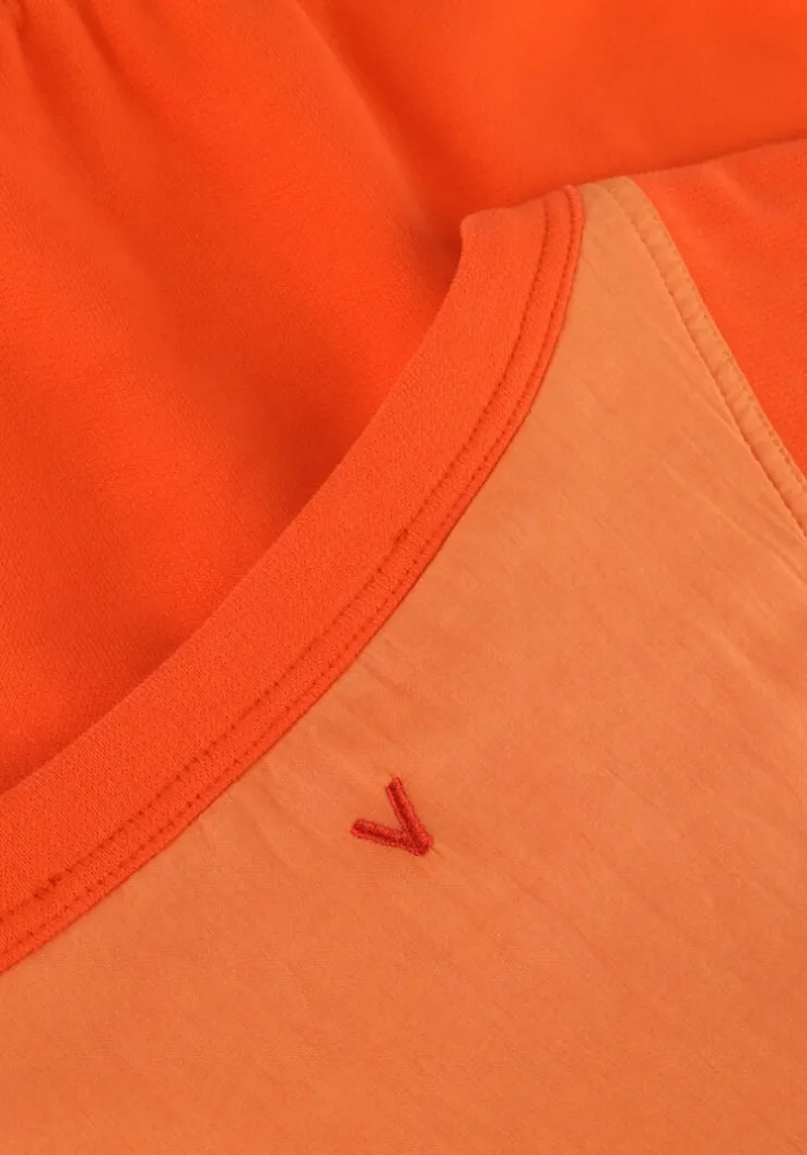 oranje vanilia trui flat utility sweater